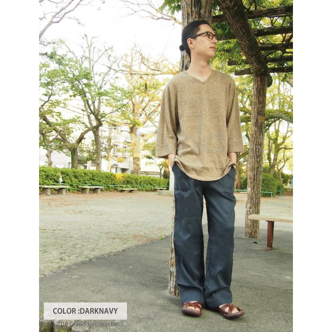 麻イージーベイカーパンツ リネン メンズ レディース |  | 09