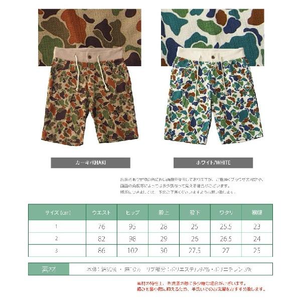Revo. カモフラージュ柄プリペラショートパンツ 綿麻ショーツ : GJWEB