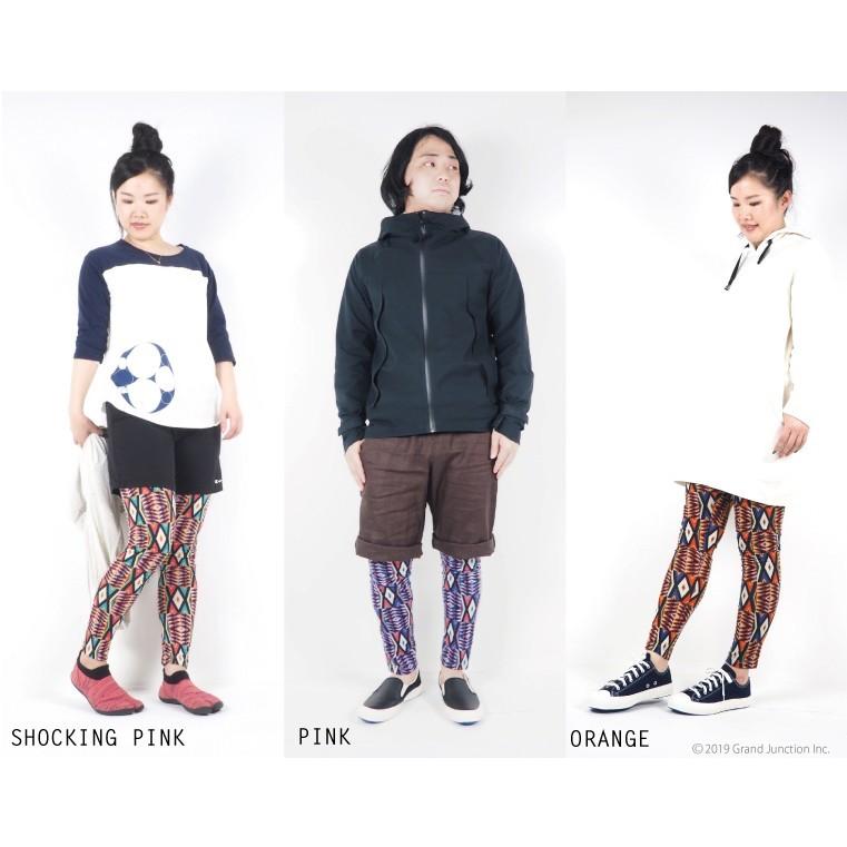 Healthknit（ヘルスニット） レギンス メンズ レディース 幾何学柄
