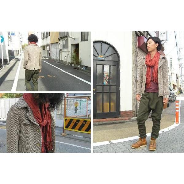 コート メンズ ウールスコッチシングルショートコート ツイード 日本製 セール SALE |  | 03