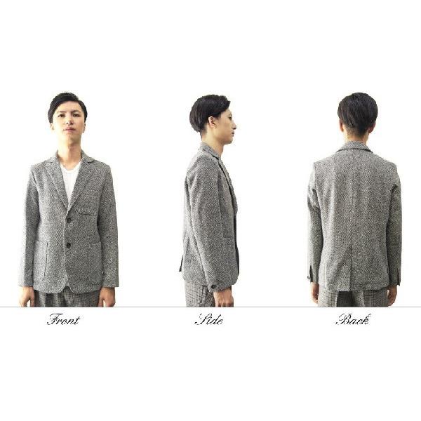 テーラードジャケット メンズ ウールツイード 日本製 |  | 01