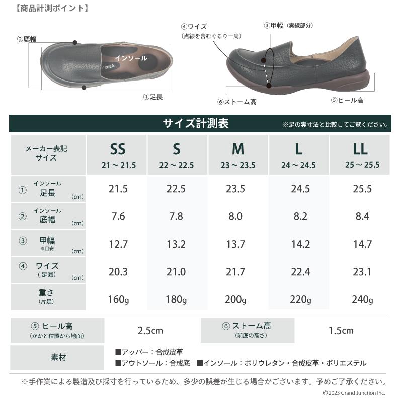 リゲッタ 靴  レディース 歩きやすい 幅広 ローファー ドライビング シューズ スリッポン | Re:getA | 38