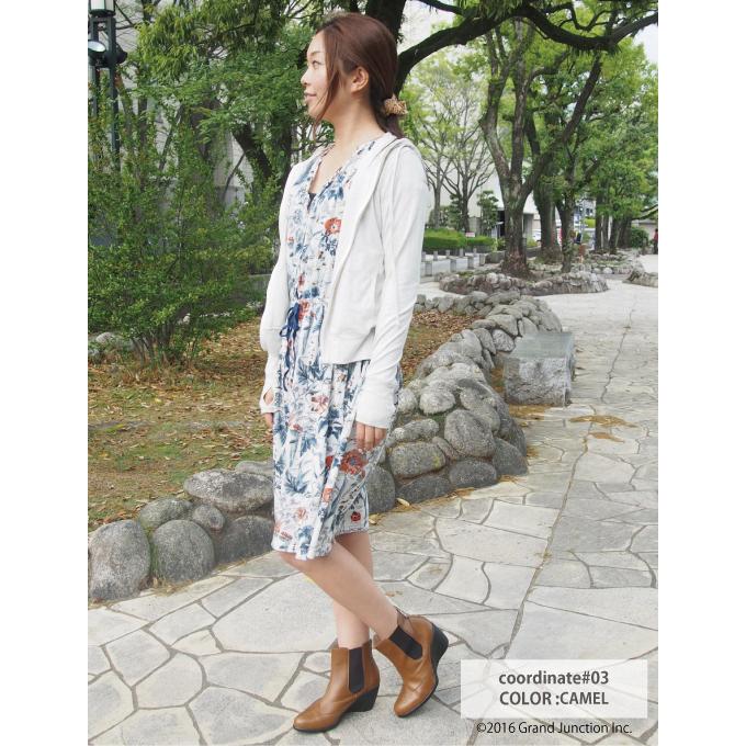 リゲッタ レディース ショート ブーツ サイドゴア 歩きやすい 脱ぎやすい 履きやすい 疲れない 冬  ウェッジソール | Re:getA | 16