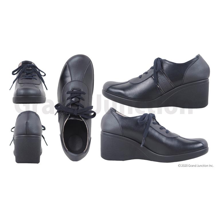 12%OFF セール リゲッタ 靴 レディース スニーカー 黒 痛くない 歩きやすい 6cm ヒール ウェッジソール sneakers | Re:getA | 10