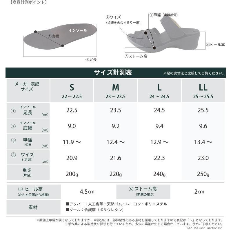 【完売】リゲッタ ミュール サンダル レディース ウェッジソール おしゃれ 編み込み ゴム ベルト ベルクロ mule sandal｜gjweb｜06