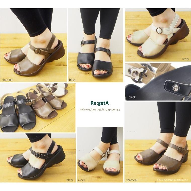 リゲッタ サンダル レディース ウェッジソール おしゃれ ストラップ ストレッチ sandal | Re:getA | 08