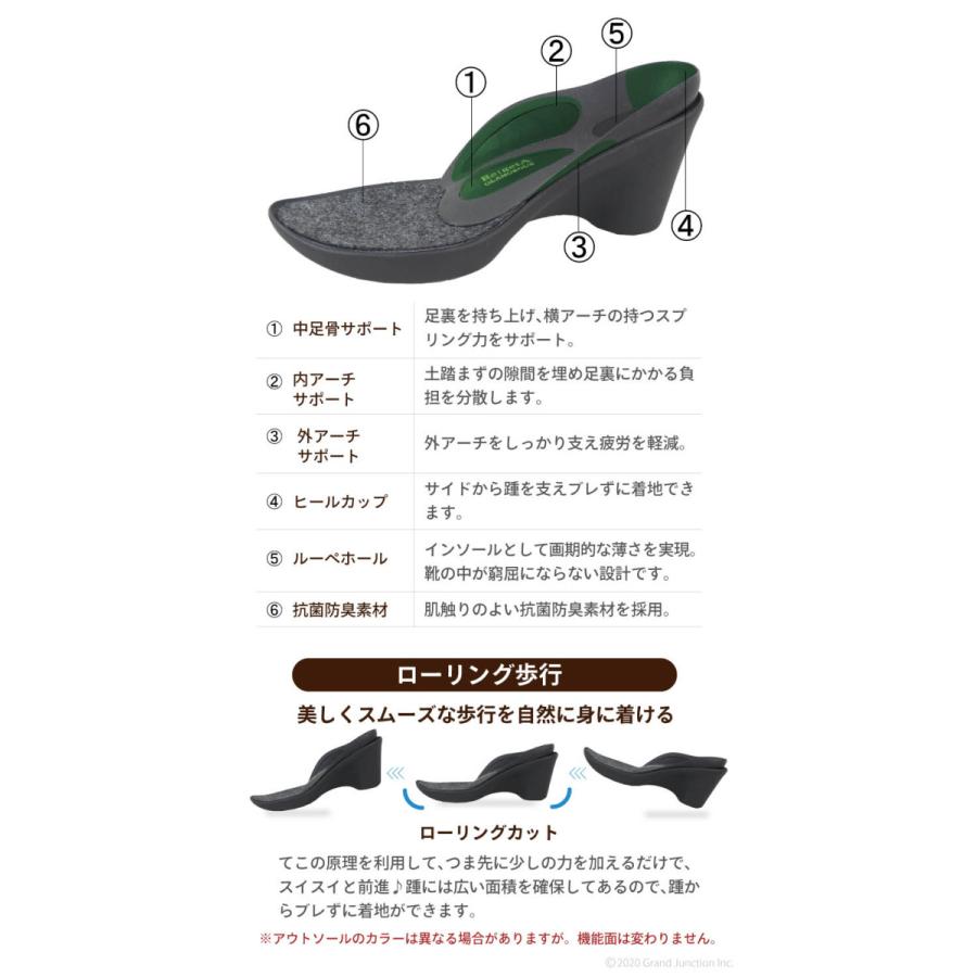 13%OFF セール リゲッタ グラマラス パンプス ストラップ 痛くない 歩きやすい 7.5cm ウエッジソール 疲れにくい 黒 pumps | リゲッタグラマラス | 14