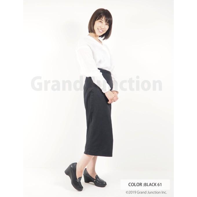 13%OFF セール リゲッタ グラマラス ローファー パンプス 痛くない 歩きやすい 7.5cm ウエッジソール 疲れにくい 黒 pumps | リゲッタグラマラス | 08