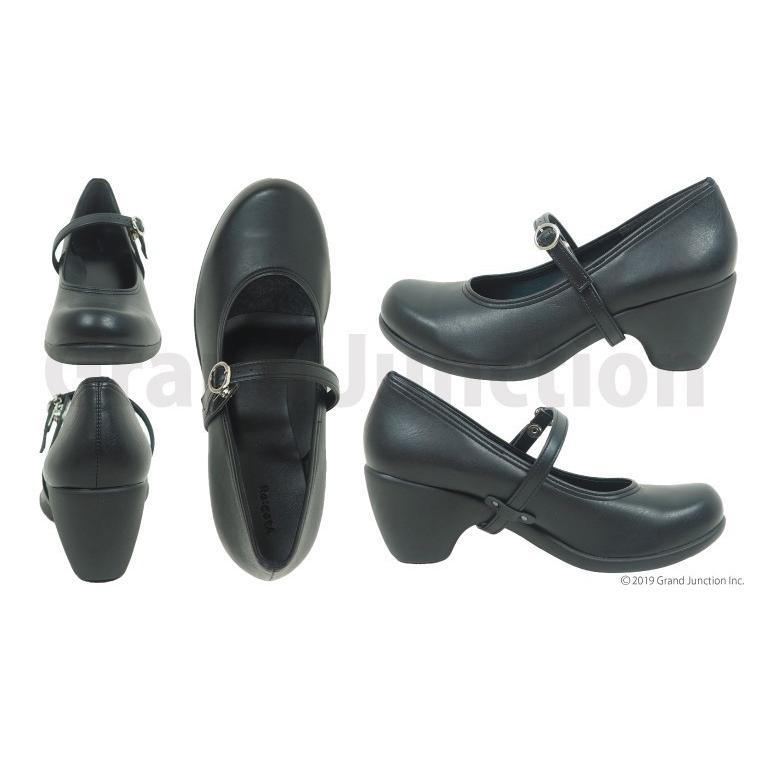 リゲッタ 靴 レディース パンプス 黒 幅広 痛くない 履きやすい フォーマル ストラップ 仕事用 pumps | Re:getA | 05