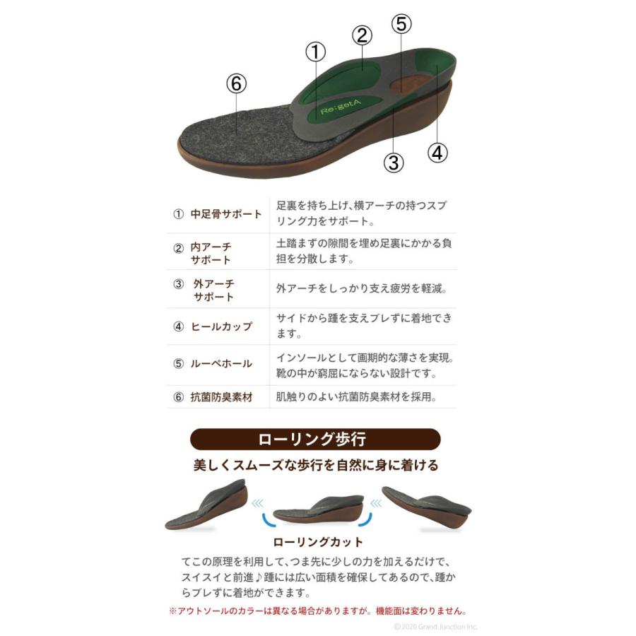 リゲッタ 靴 レディース パンプス 幅広 痛くない 履きやすい フォーマル カジュアル pumps | Re:getA | 15