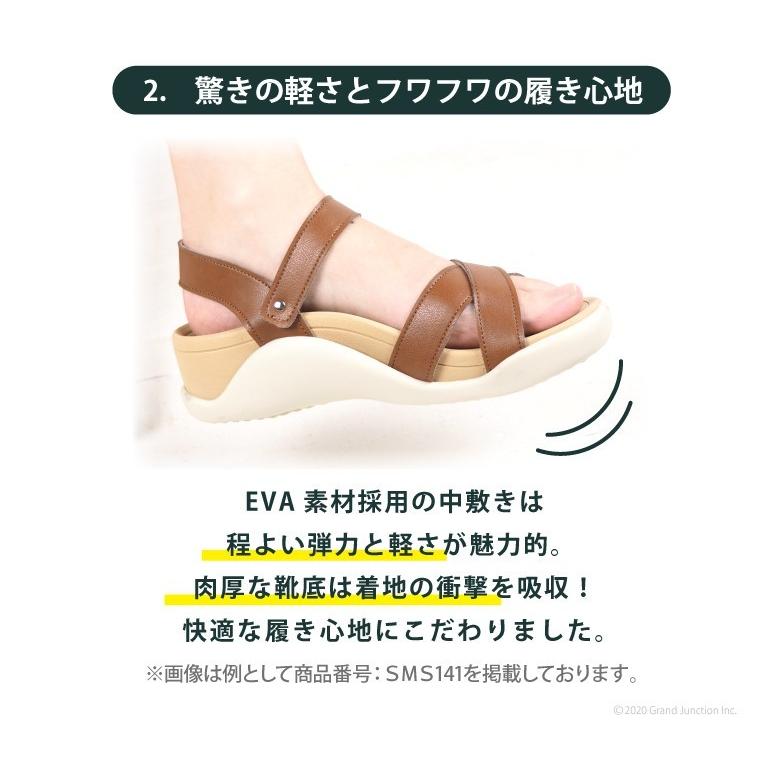 リゲッタ サンダル レディース 夏 履きやすい 3e 厚底 ミュール つっかけ 2本ベルト 幅広 mule | Re:getA | 18