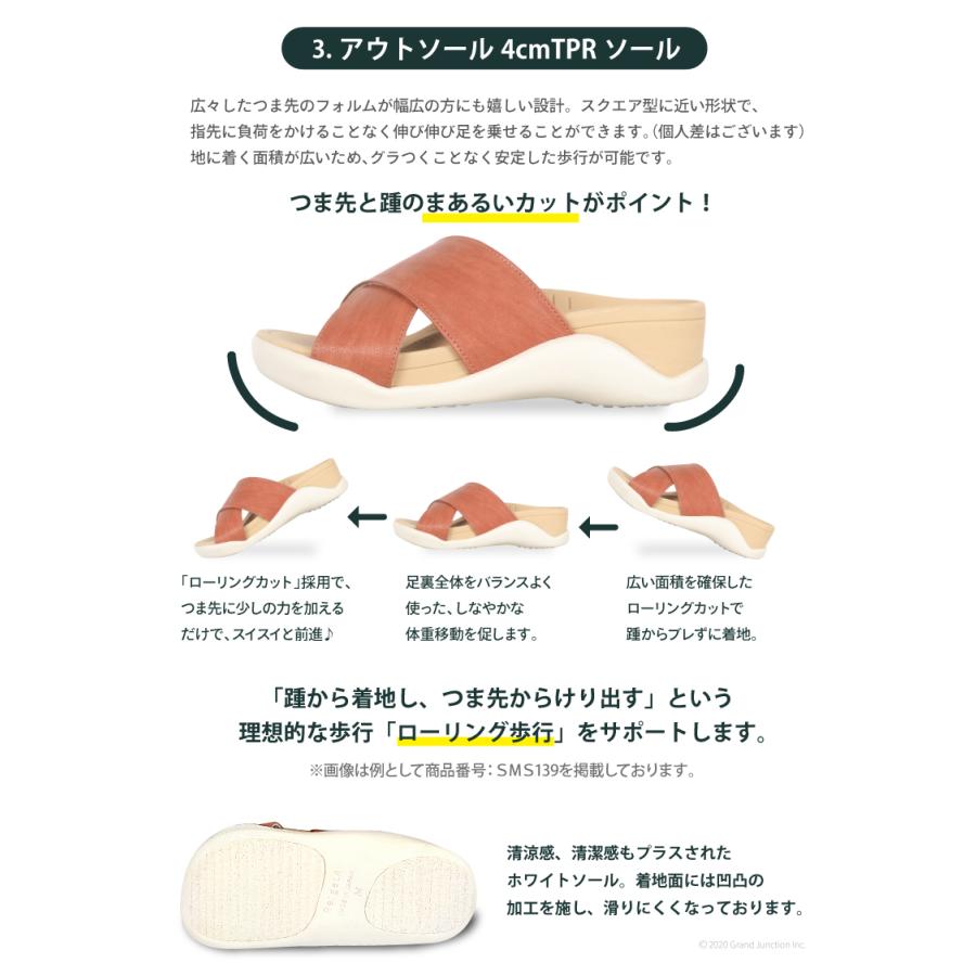 リゲッタ サンダル レディース 夏 履きやすい 3e 厚底 ミュール つっかけ 2本ベルト 幅広 mule | Re:getA | 19