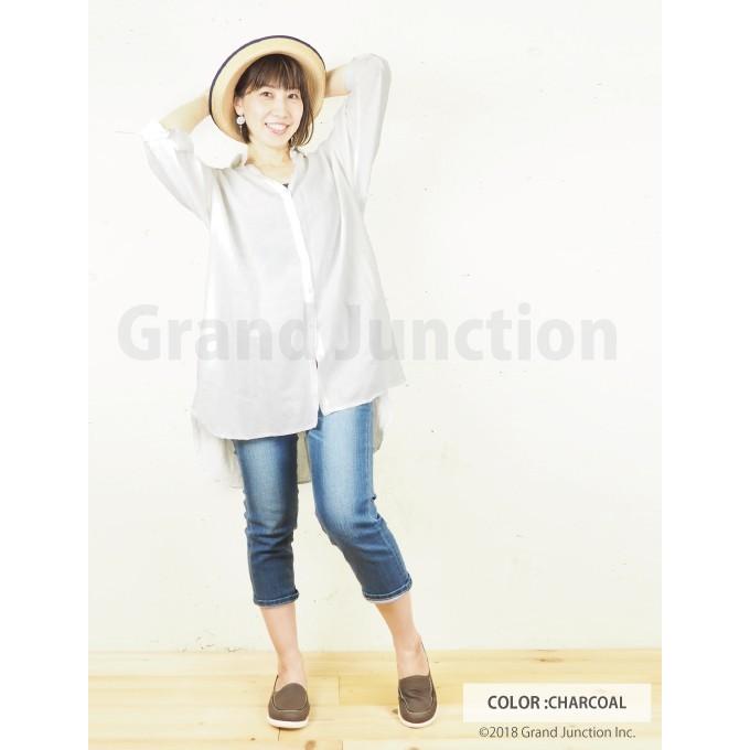 リゲッタ レディース シューズ ドライビング ローファー スリッポン コンフォートシューズ 白 黒ソール loafer 選べる | Re:getA | 27