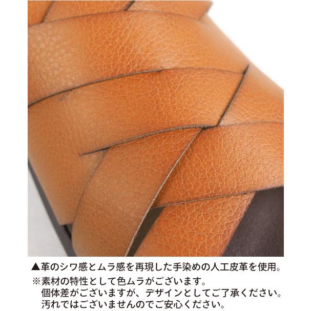 リゲッタ メンズ サンダル おしゃれ 疲れない 厚底 つっかけ 人気 編み込み | Re:getA | 11