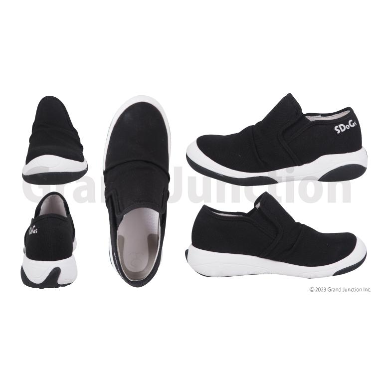 スゴィヌ SDoGs サイドゴア スニーカー スリッポン メンズ レディース  白 黒 厚底 歩きやすい ペタンコ 履きやすい サウンズ 抗菌防臭 撥水 shoes | Re:getA | 17
