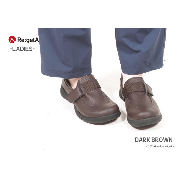 リゲッタ 靴 レディース スリッポン 歩きやすい 履きやすい 幅広 ドライビング シューズ ウォーキング 黒 SuttOn スットオン 旅行 疲れにくい | Re:getA | 05