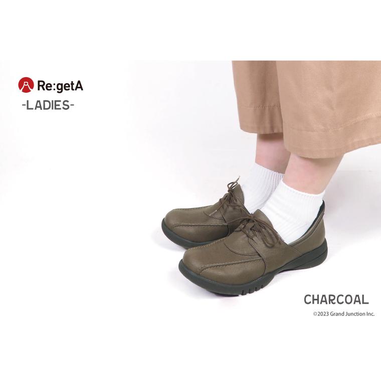 リゲッタ 靴 レディース レースアップ シューズ 歩きやすい 履きやすい 幅広 インソール 厚底 ウォーキング SuttOn スットオン 疲れにくい 旅行 | Re:getA | 11