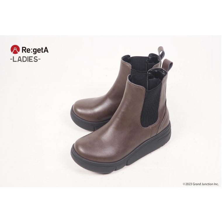 リゲッタ ブーツ レディース ショート 厚底 歩きやすい サイドゴア ブーツ 人気 軽量 日本製 | Re:getA | 05