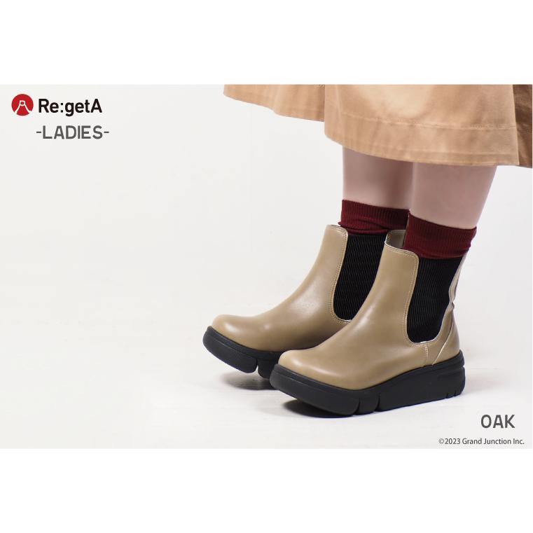 リゲッタ ブーツ レディース ショート 厚底 歩きやすい サイドゴア ブーツ 人気 軽量 日本製 | Re:getA | 09