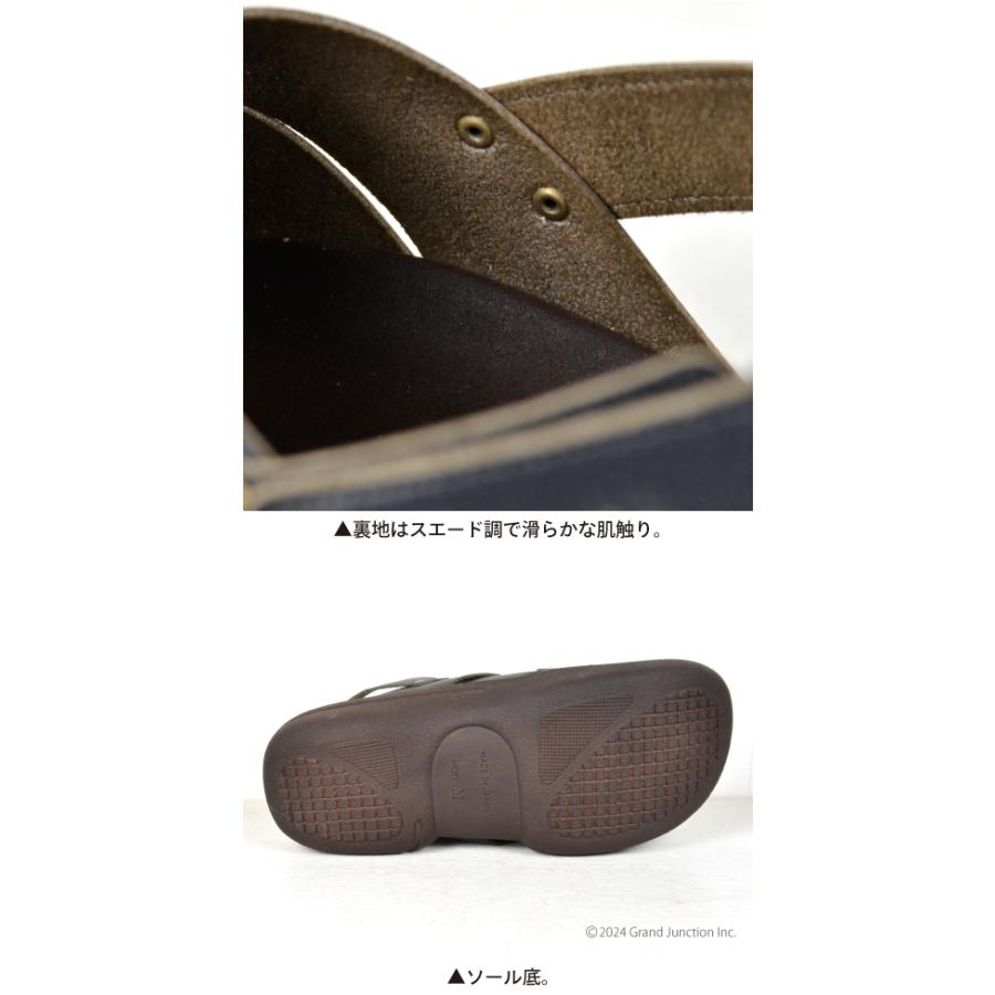 リゲッタ メンズ サンダル おしゃれ 疲れない 厚底 かかと 付き 人気 編み込み ストラップ | Re:getA | 10