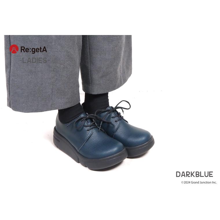 リゲッタ 靴 厚底 シューズ 軽い 疲れない 歩きやすい 幅広 大きいサイズ 黒 shoes | Re:getA | 06