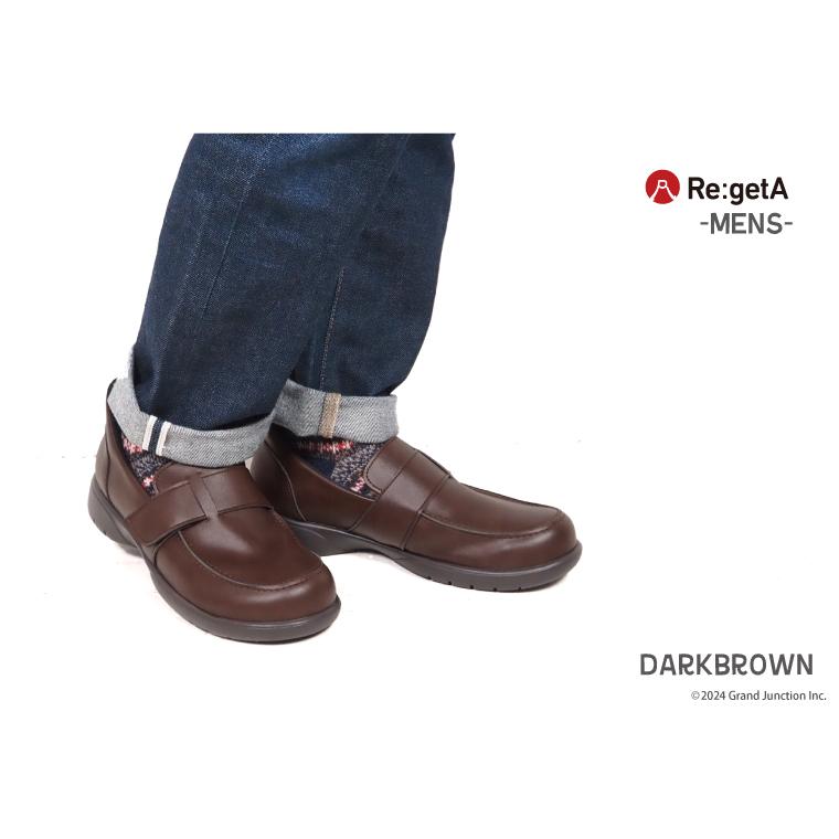 リゲッタ メンズ シューズ ローファー 手を使わずに履ける 靴 SuttOn shoes | Re:getA | 06