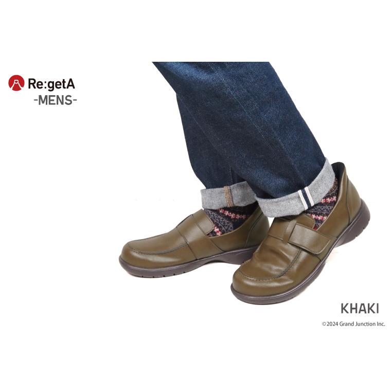 リゲッタ メンズ シューズ ローファー 手を使わずに履ける 靴 SuttOn shoes | Re:getA | 07