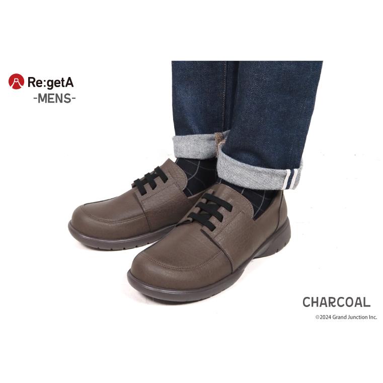 リゲッタ 靴 メンズ スリッポン 40代 30代 50代 カジュアル おしゃれ 飾り紐 手を使わずに履ける 靴 SuttOn | Re:getA | 05