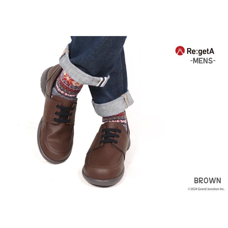 リゲッタ 靴 メンズ スリッポン 40代 30代 50代 カジュアル おしゃれ 飾り紐 手を使わずに履ける 靴 SuttOn | Re:getA | 06