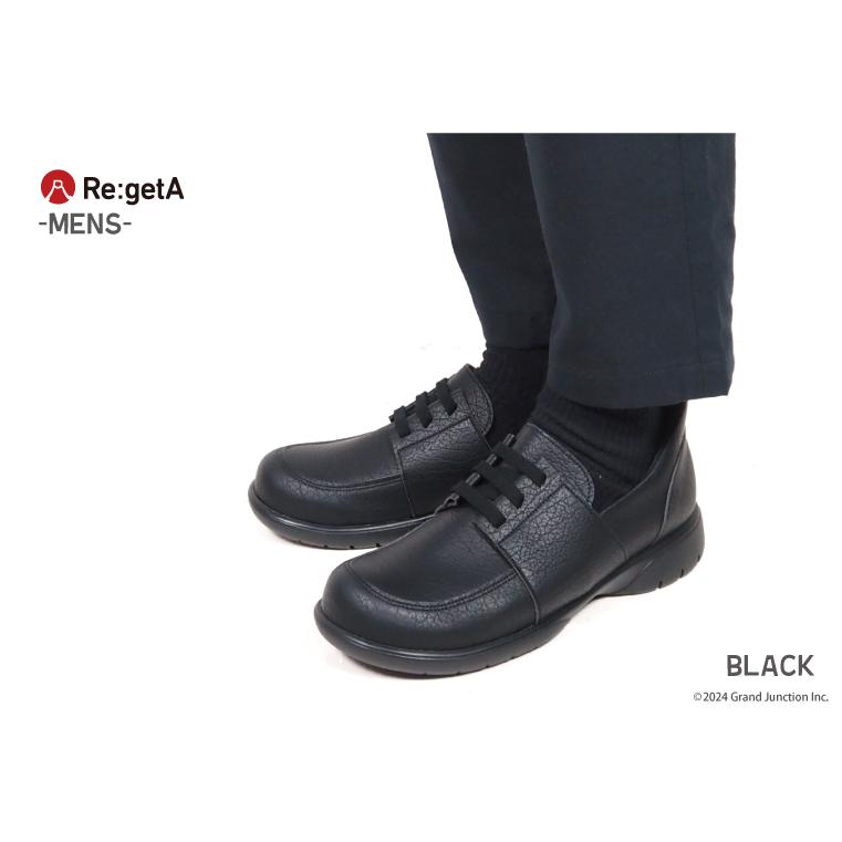 リゲッタ 靴 メンズ スリッポン 40代 30代 50代 カジュアル おしゃれ 飾り紐 手を使わずに履ける 靴 SuttOn | Re:getA | 07