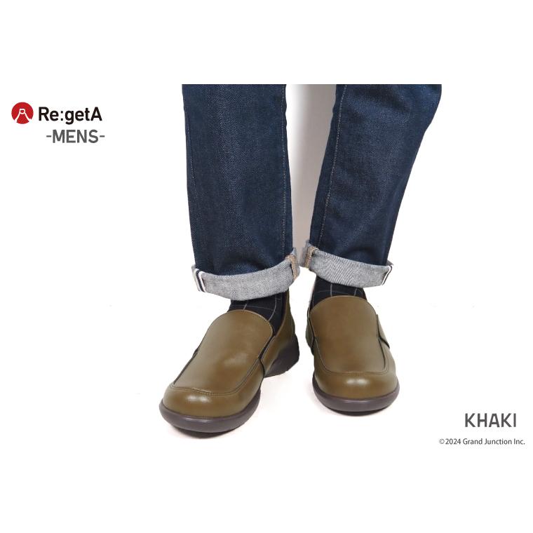 リゲッタ メンズ シューズ ローファー 手を使わずに履ける 靴 SuttOn shoes | Re:getA | 07