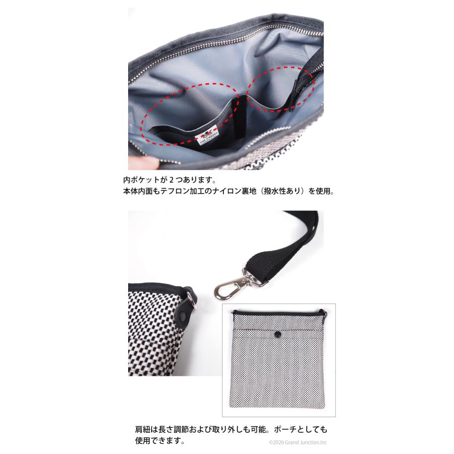 バッグ メンズ レディース ショルダー ボンク バッグ 日本製 THE CANVET 三河木綿 刺し子 水山織布 白黒 斜めがけ tc714069 |  | 11