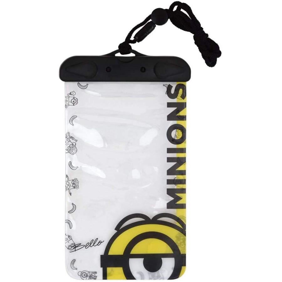 多機種対応 怪盗グルー ミニオンズ スマホ 防水ケース Ipx6 かわいい キャラクター ミニオ グッズ アイフォン 水中撮影 防水ポーチ ストライプ 超安い