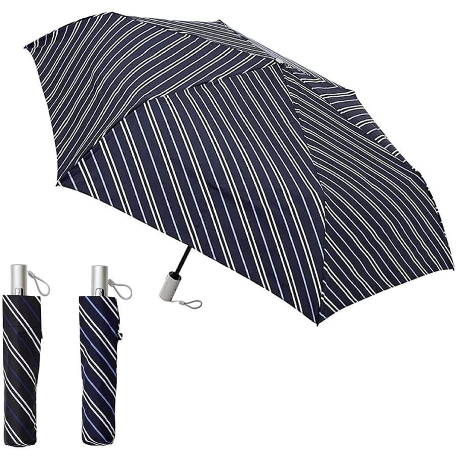 早割クーポン ムーンバット Urawaza ウラワザ 逆戻り防止安全機能付 自動開閉 折りたたみ傘 メンズ レジメンタル ネイビーブルー 紺 55cm 3秒 メール便なら送料無料 Www Gettoknowmontco Com