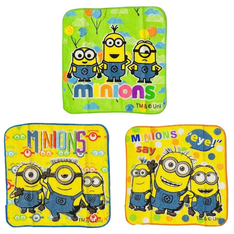 フェイラー　ミニオン タオル 3枚セット MINIONS（ミニオンズ） ミニタオル 3枚セット プチタオル ハンドタオル