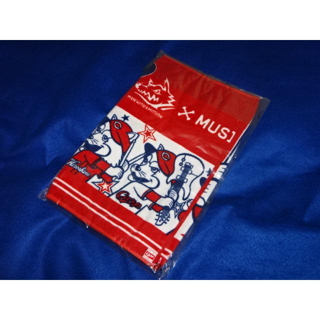 送料185円・H1304■ MAN WITH A MISSION×広島カープ・コラボ 未開封 フェイスタオル　マンウィズアミッション |  | 01