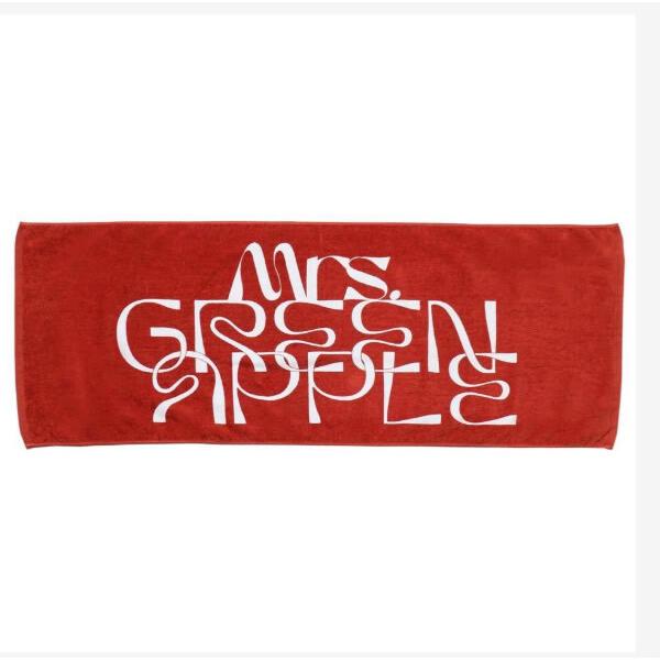 送料185円・H1726□ Mrs. GREEN APPLE 未開封の タオル赤 MGA Autumn
