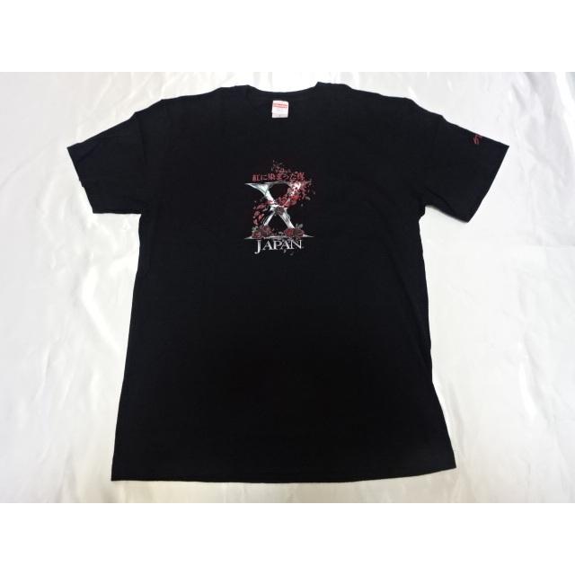 送料185円・H568■ X JAPAN 非売品スタッフ Tシャツ Lサイズ 紅に染まった夜　STAFF | 