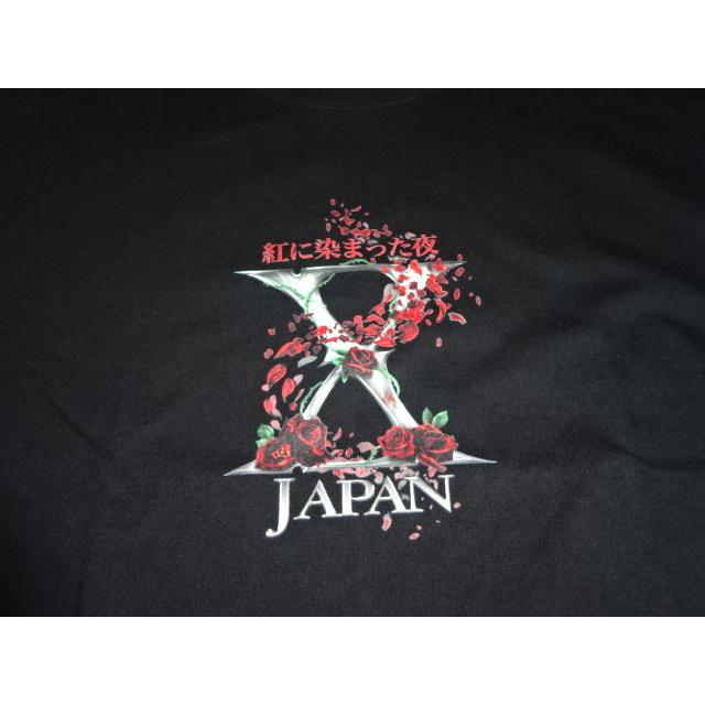 送料185円・H568■ X JAPAN 非売品スタッフ Tシャツ Lサイズ 紅に染まった夜　STAFF |  | 02