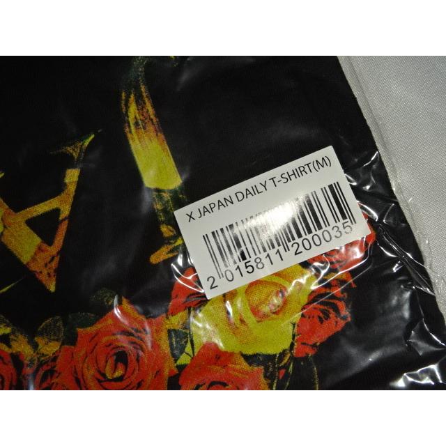 送料185円・H790■X JAPAN 未開封の デイリー　Tシャツ Mサイズ　*タグ折れあり |  | 03