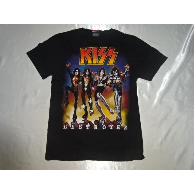 送料185円・H963■ KISS Tシャツ　Mサイズ　DESTROYER HOT ROCKタグ | 