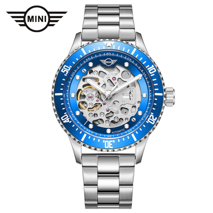 MINI（ミニ） MINI AUTOMATIC WATCH MA-3 162303 ブルー/シルバー 42mm 