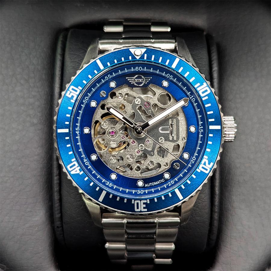 MINI（ミニ） MINI AUTOMATIC WATCH MA-3 162303 ブルー/シルバー 42mm