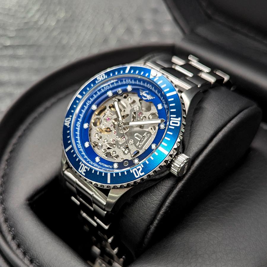 MINI（ミニ） MINI AUTOMATIC WATCH MA-3 162303 ブルー/シルバー 42mm