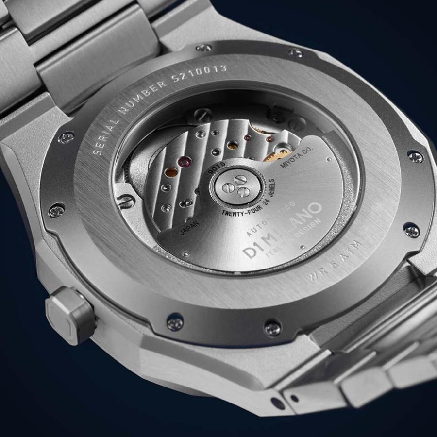 D1 MILANO ディーワンミラノ オートマティコ ブルー ATBJ11 メンズ腕時計 自動巻き SSブレスレット イタリア時計 機械式腕時計 【正規品】の画像
