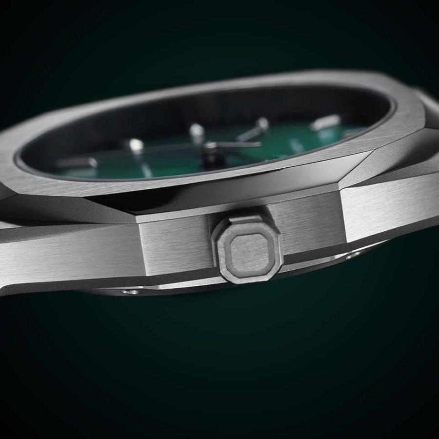 D1 MILANO ディーワンミラノ オートマティコ グリーン ATBJ12 メンズ腕時計 自動巻き SSブレスレット イタリア時計 機械式腕時計【正規品】の画像