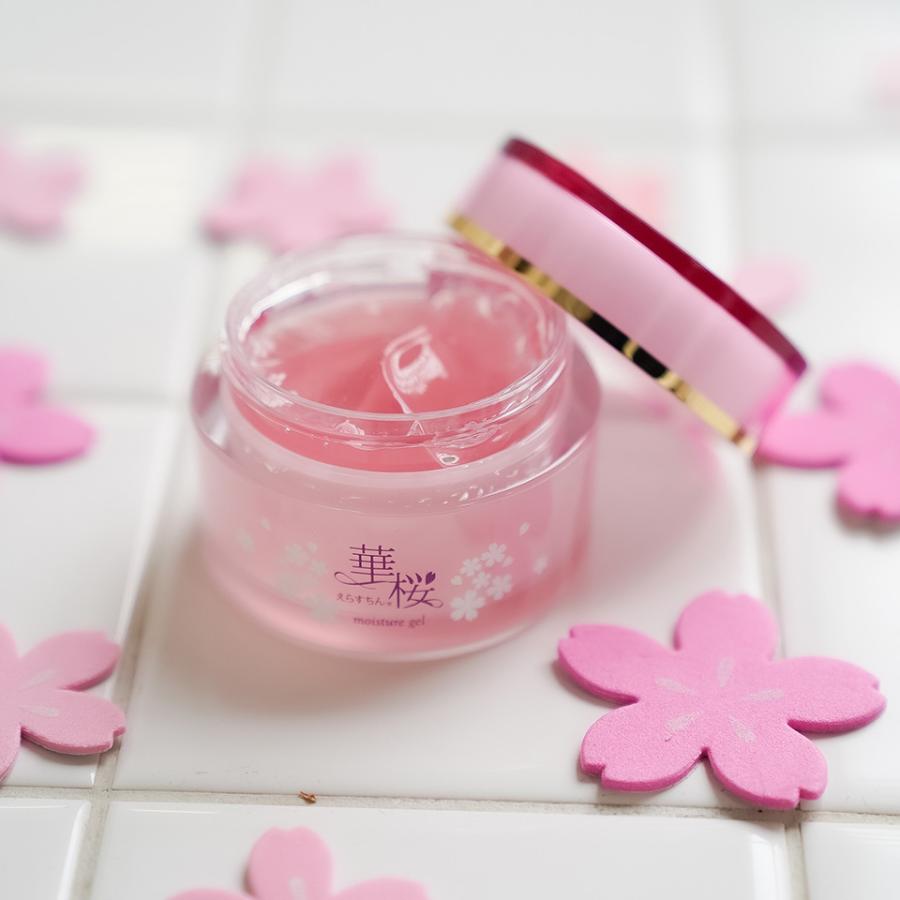 えらすちん華桜 50g E-華桜モイスチャージェル美容液 美肌 潤い ハリ ツヤ エラスチン えらすちん華桜 モイスチャージェル美容液 50g オールインワンジェル