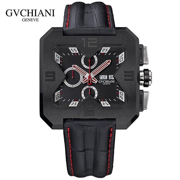 ブチアーニ メンズ 機械式腕時計 ビッグスクエア ブラックチタン GVCHIANI BIG SQUARE BLACK TITANIUM スイス高級腕時計 日本総代理店