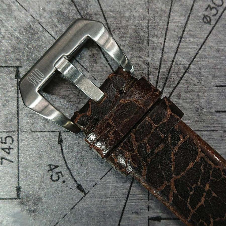 スピーロ メンズ腕時計 自動巻き SPILLO OUTLAW OL917KB-13BROWN ブロンズ / ブラウン イタリアンレザー 日本総代理店の画像