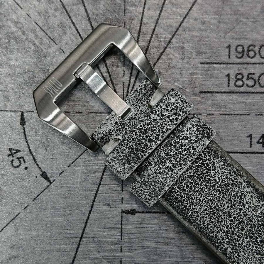 スピーロ メンズ腕時計 自動巻き SPILLO OUTLAW OL917KS-06GREY スティール / グレー イタリアンレザー 日本総代理店の画像